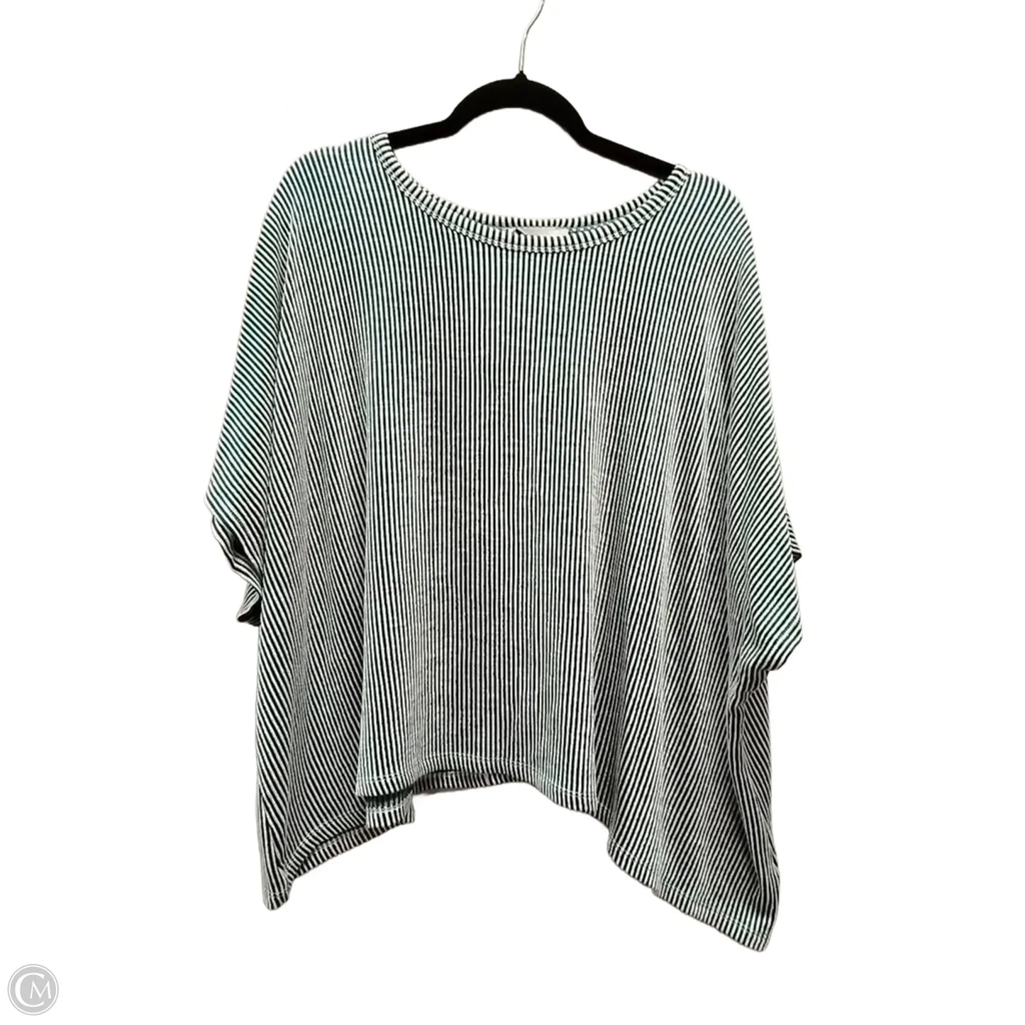 Top Short Sleeve By Zenana In Green, Size: 2x