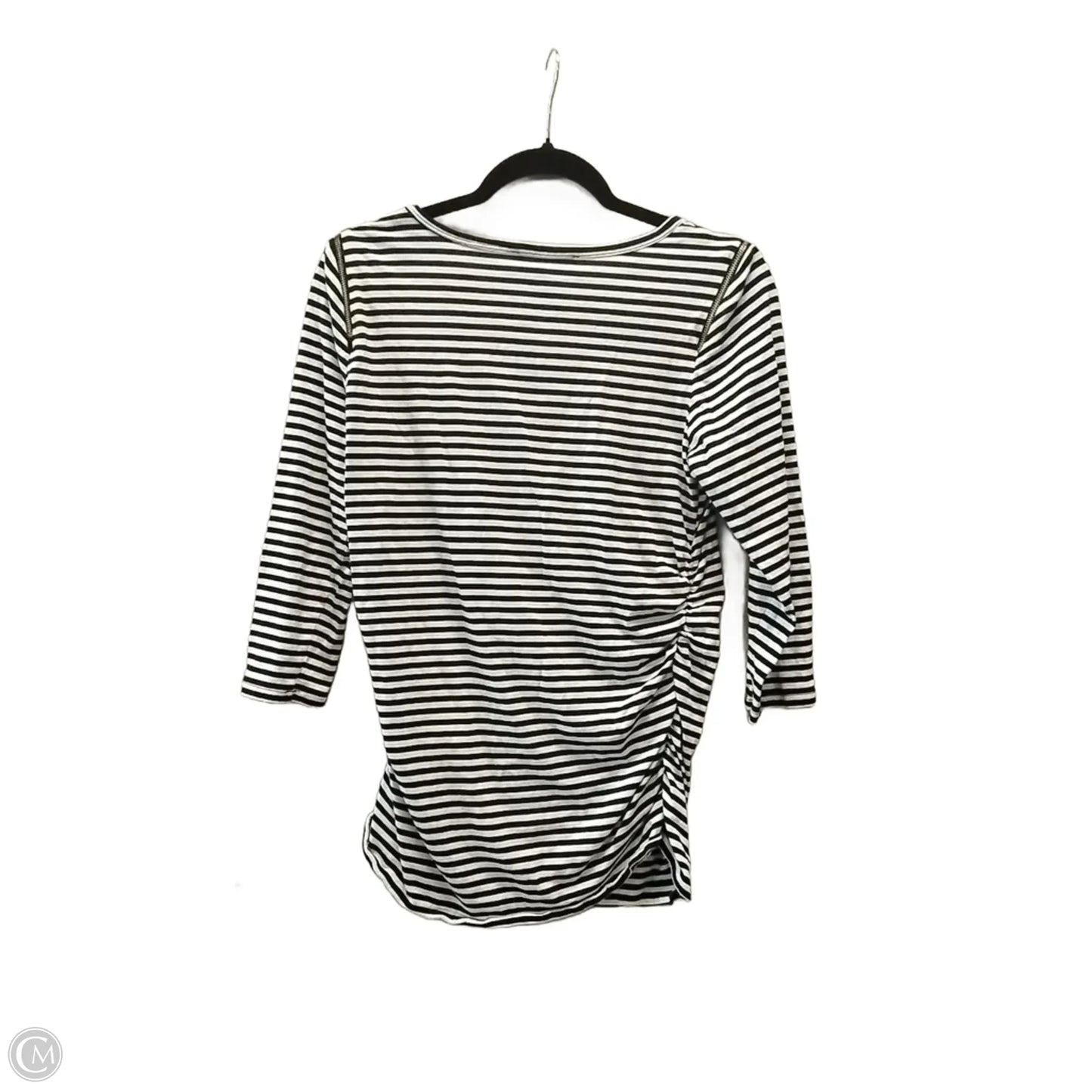 Top Long Sleeve By Michael By Michael Kors In Striped Pattern, Size: L