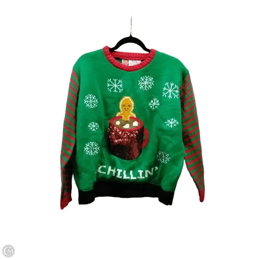 Sweater By Clothes Mentor In Green, Size: Xl