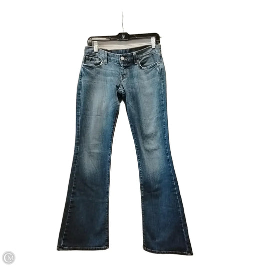 Jeans Straight By Lucky Brand In Blue Denim, Size: 4