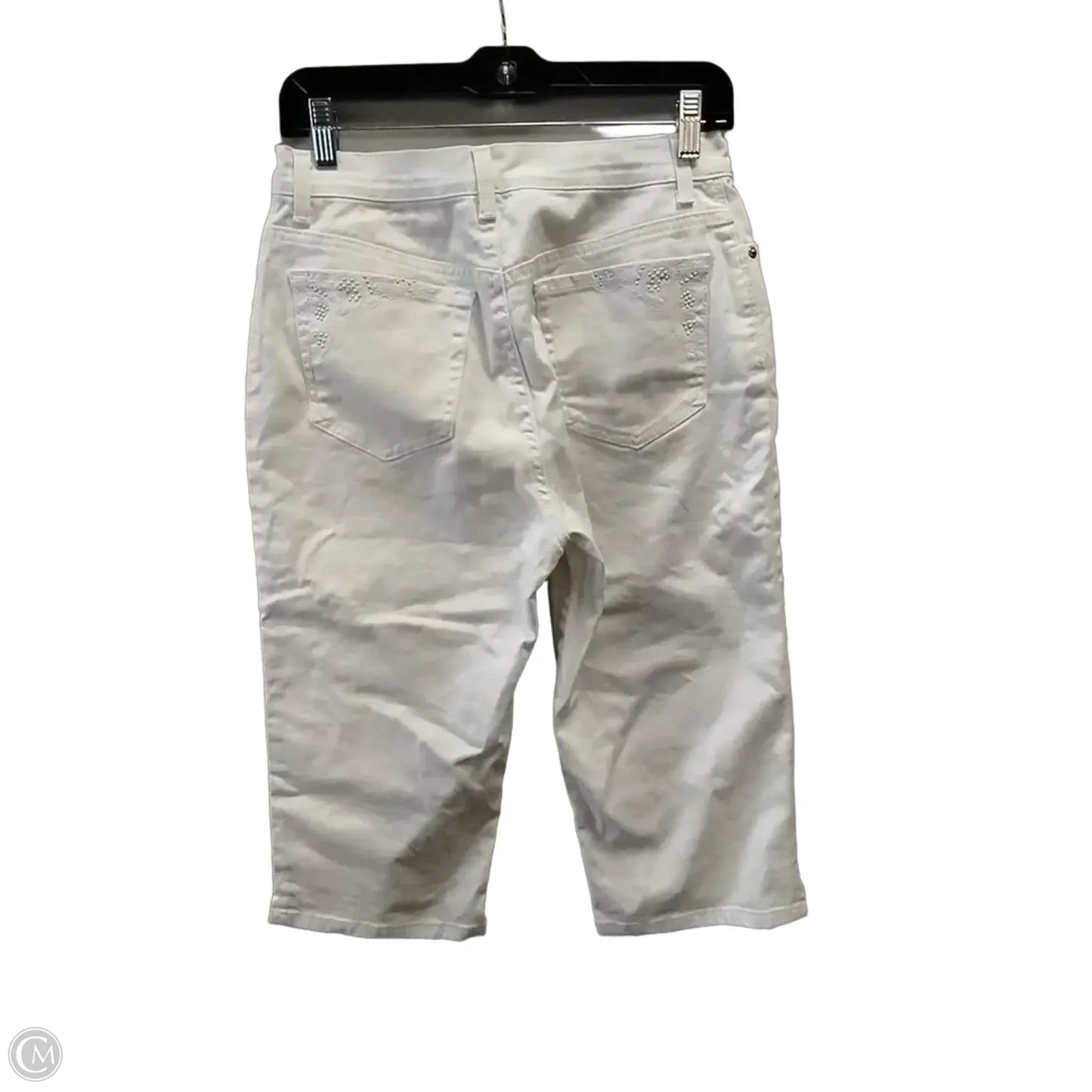 Jeans Cropped By Amanda In White, Size: 6
