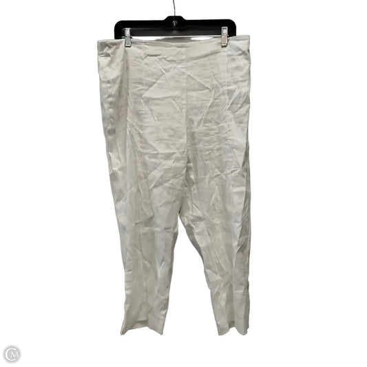 Pants Linen By J. Jill In White, Size: L