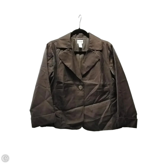 Jacket Other By Chicos In Brown, Size: L