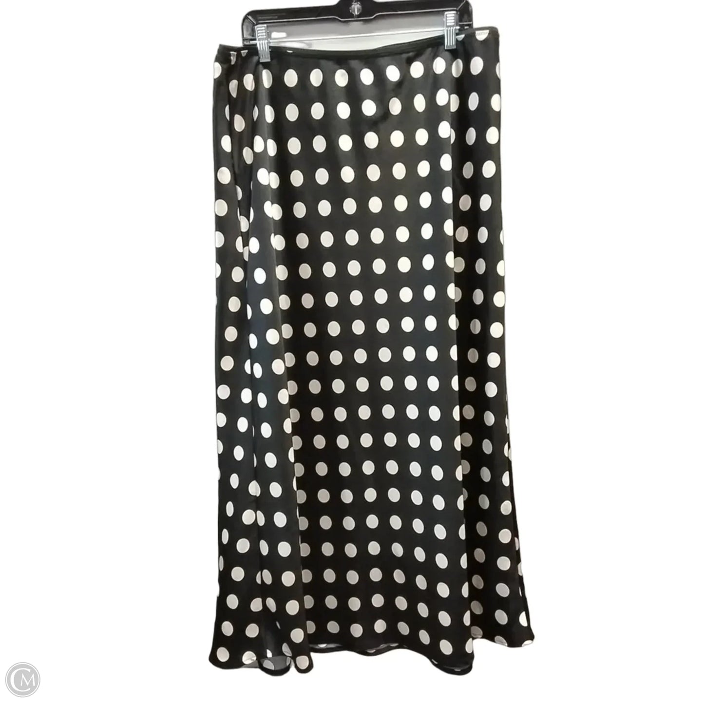 Skirt Maxi By A New Day In Black & Cream, Size: Xxl