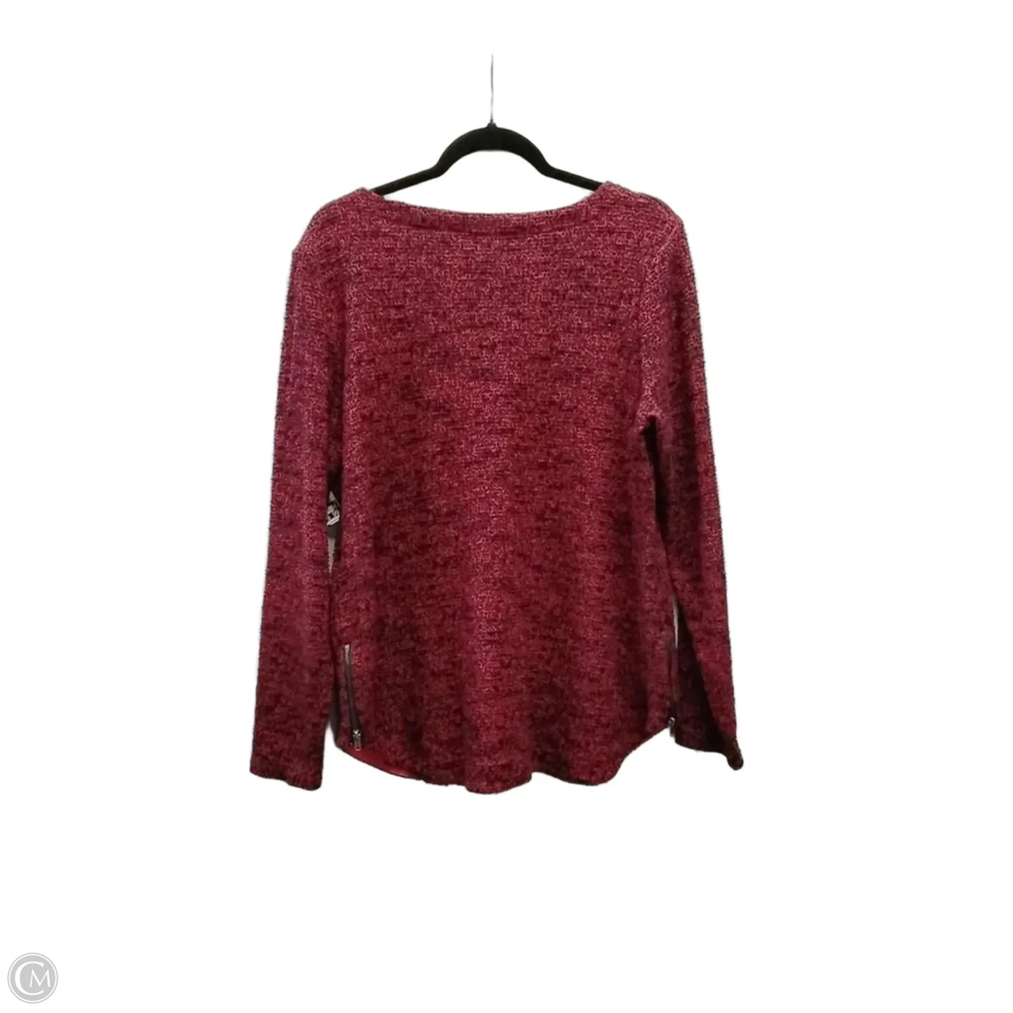 Top Long Sleeve By Croft And Barrow In Red, Size: L