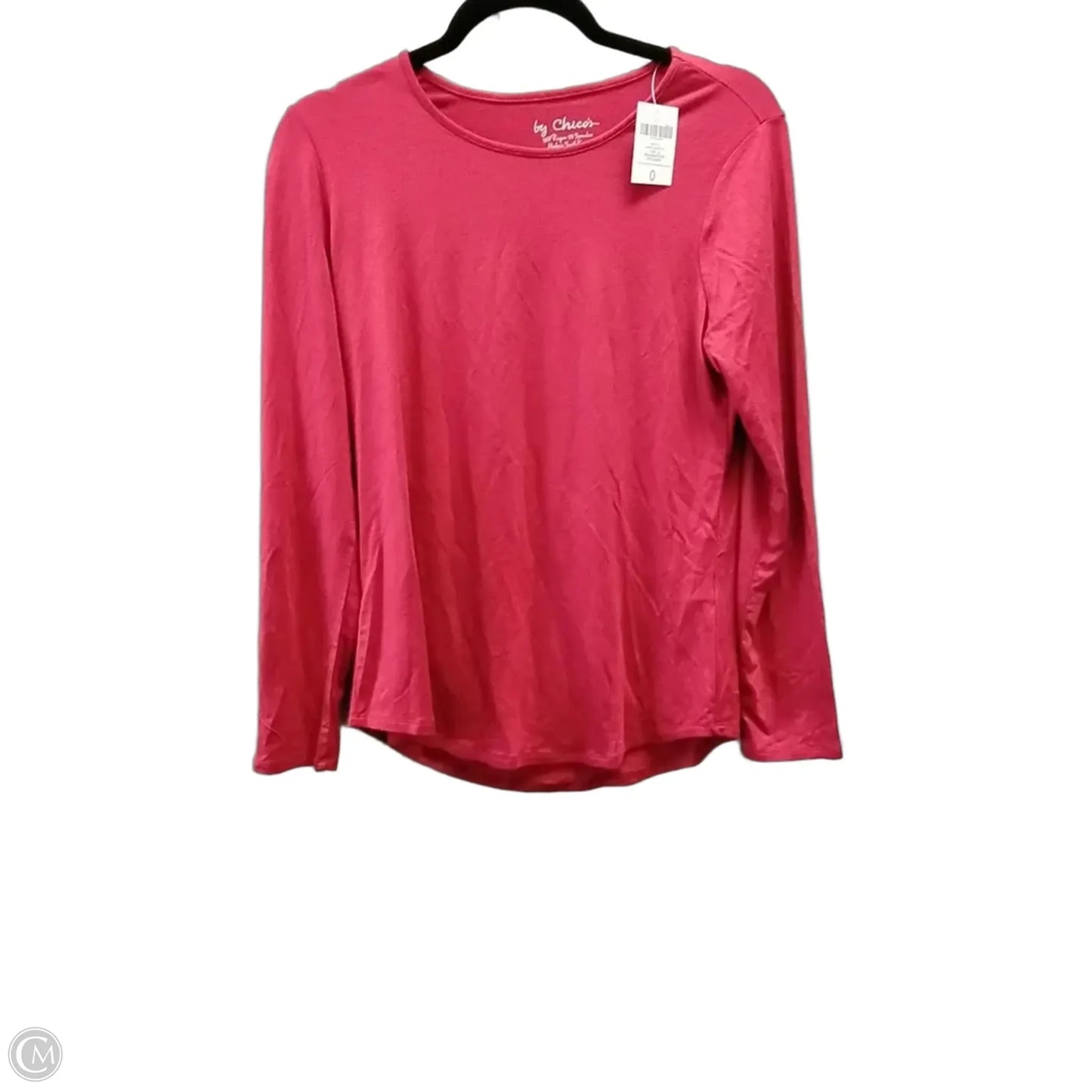 Top Long Sleeve By Chicos In Red, Size: S