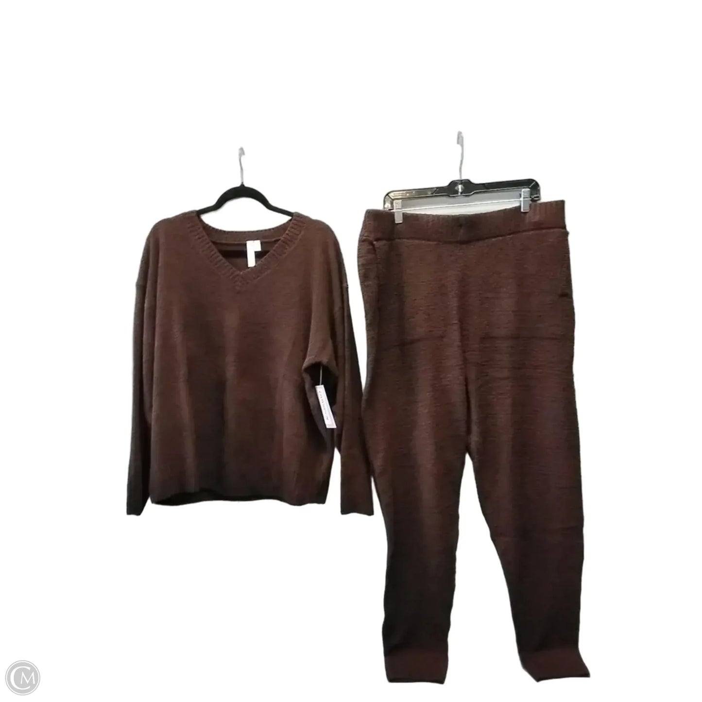 Sweater 2pc By Joyspun In Brown, Size: Xl