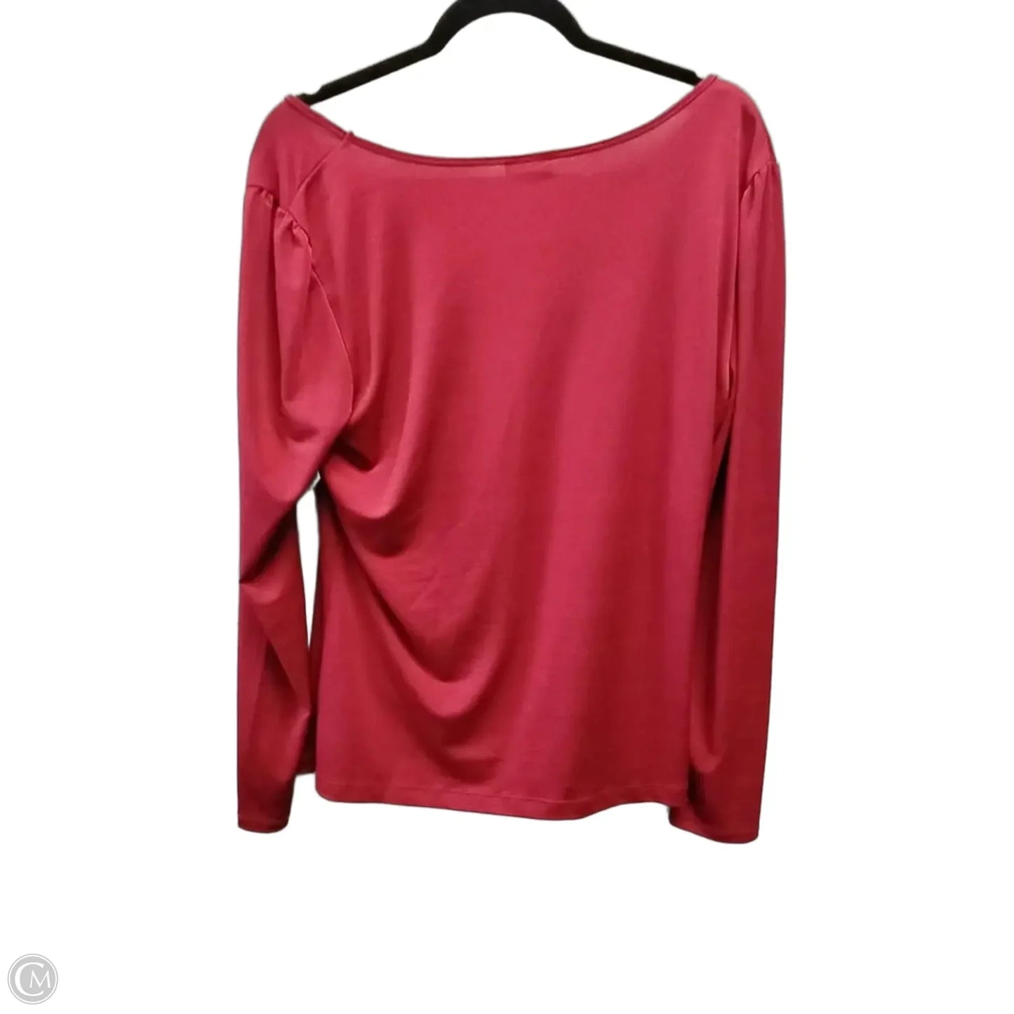 Top Long Sleeve By East 5th In Red, Size: L