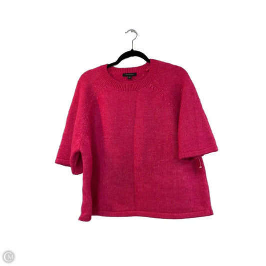 Sweater Short Sleeve By Ann Taylor In Pink, Size: Xl