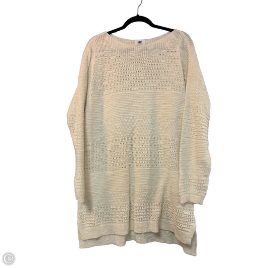 Sweater By Old Navy In Cream, Size: 2x