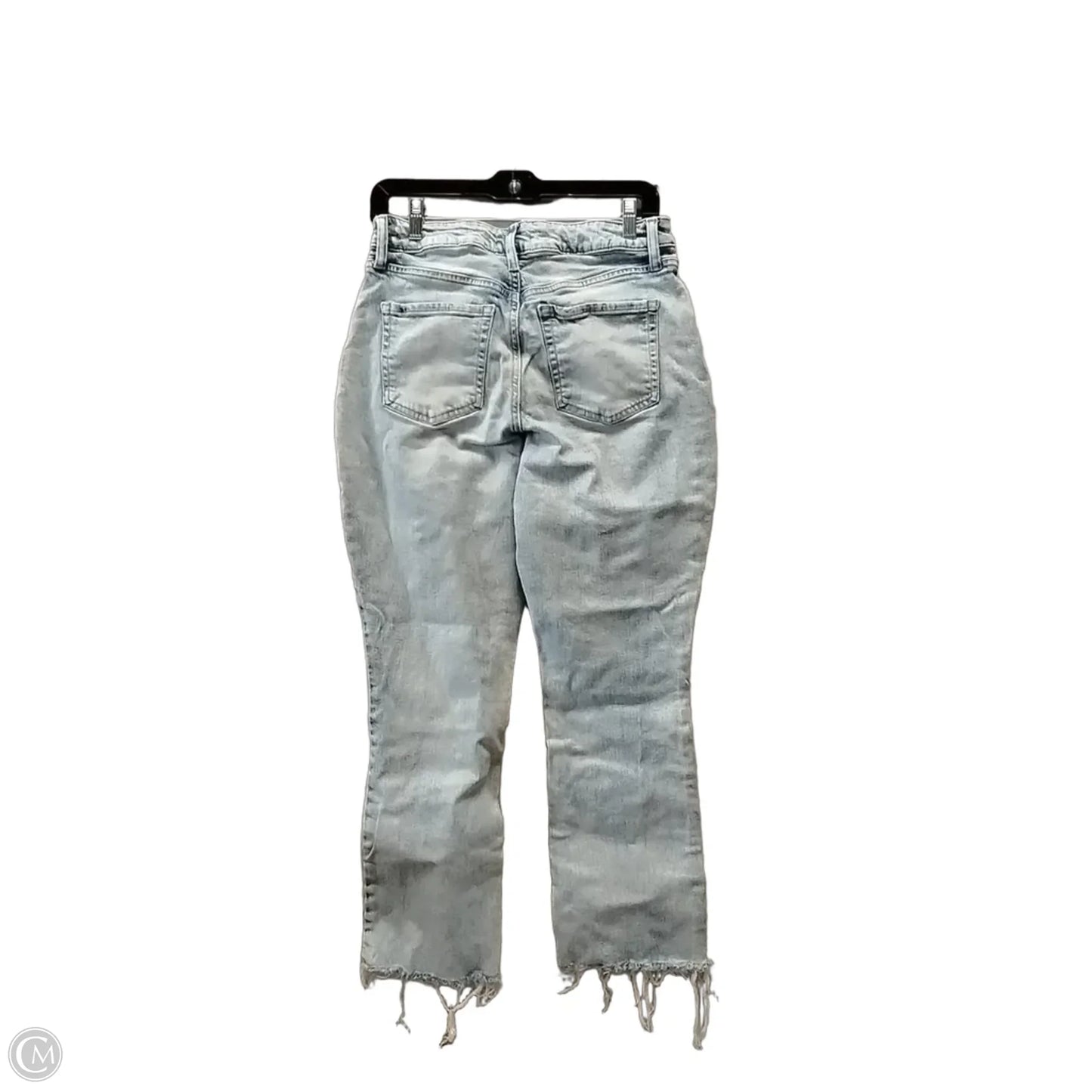 Jeans Straight By M Jeans In Blue Denim, Size: 8