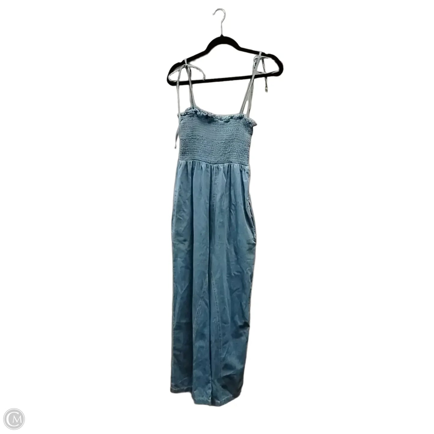 Jumpsuit By Cme In Blue Denim, Size: L
