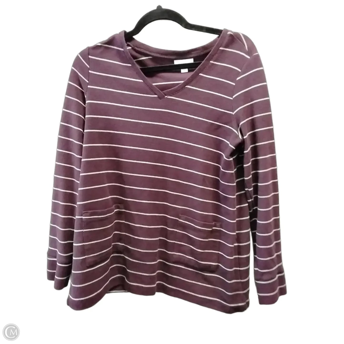 Top Long Sleeve By J. Jill In Striped Pattern, Size: S
