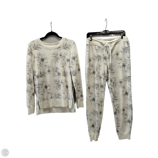 Pants Set 2pc By Cme In Floral Print, Size: S