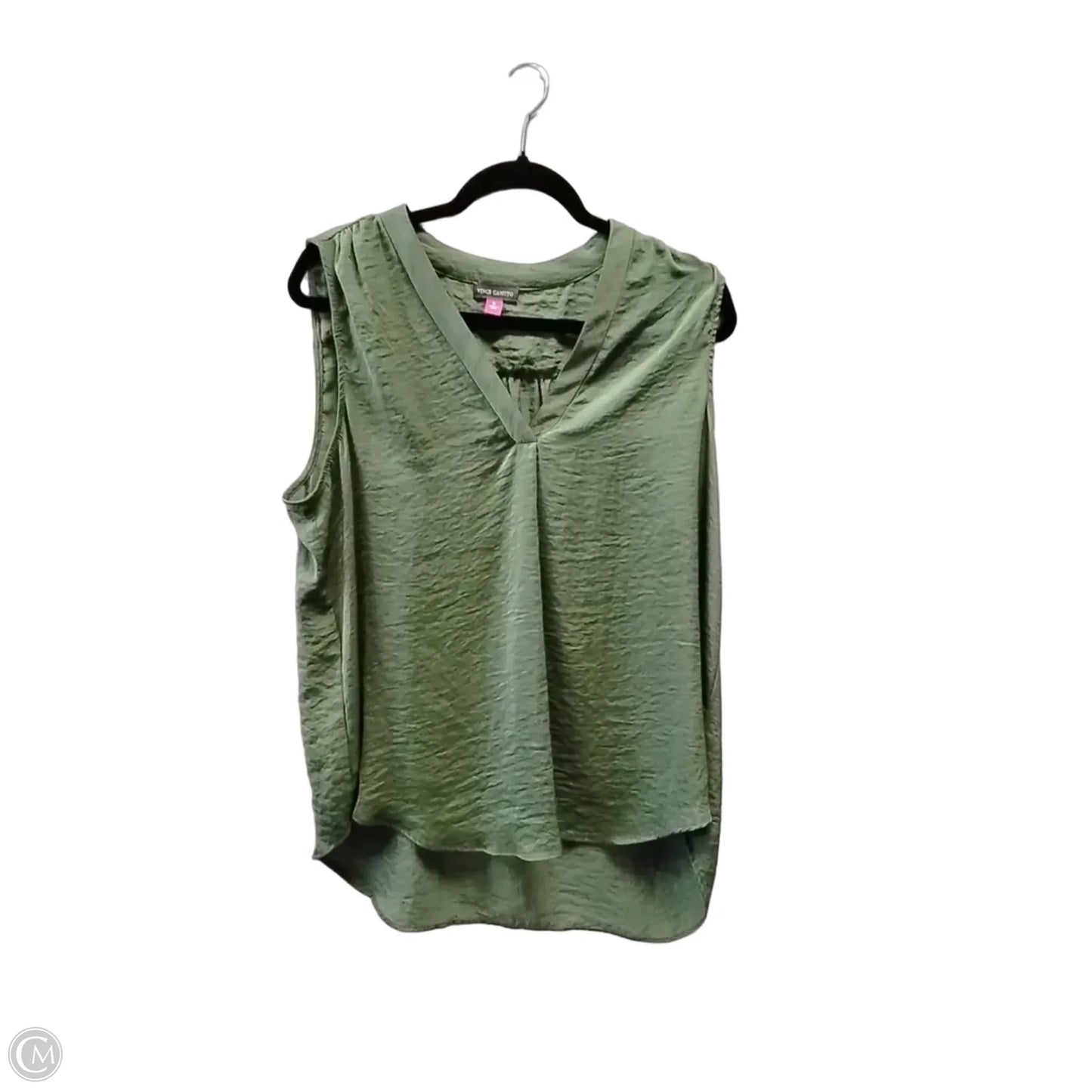 Blouse Sleeveless By Vince Camuto In Green, Size: Xl