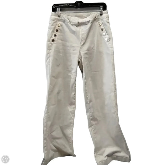 Jeans Straight By Joseph Ribkoff In Cream, Size: 8