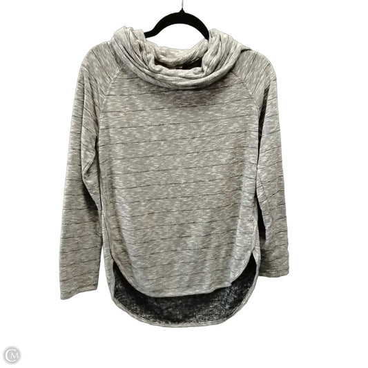 Sweatshirt Collar By Loft In Grey, Size: S
