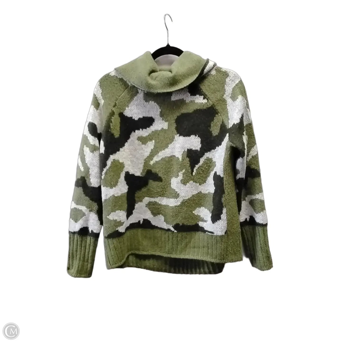 Sweater By Cme In Camouflage Print, Size: S