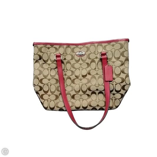 Handbag Designer By Coach, Size: Medium