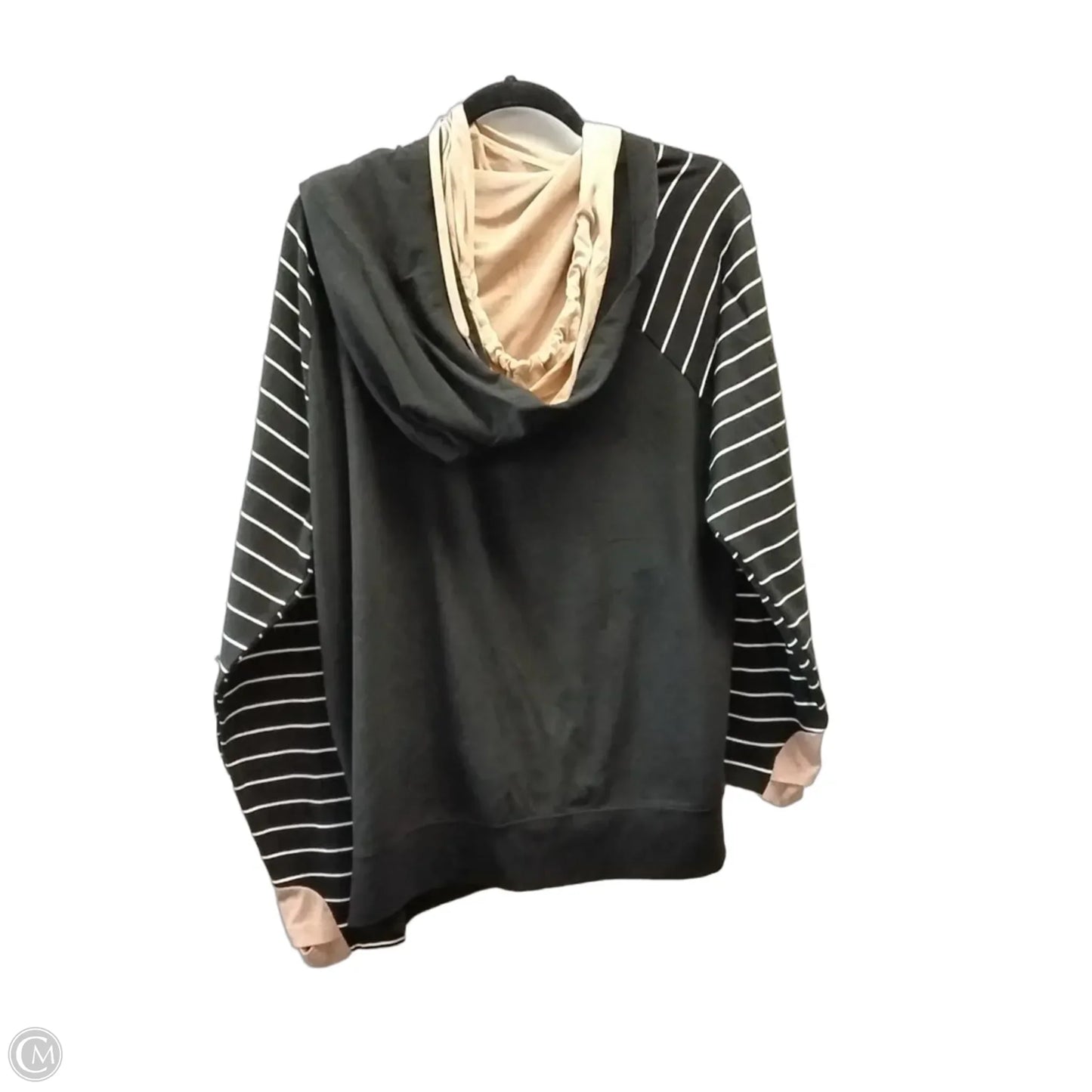 Sweatshirt Hoodie By Maurices In Black & Brown, Size: Xl