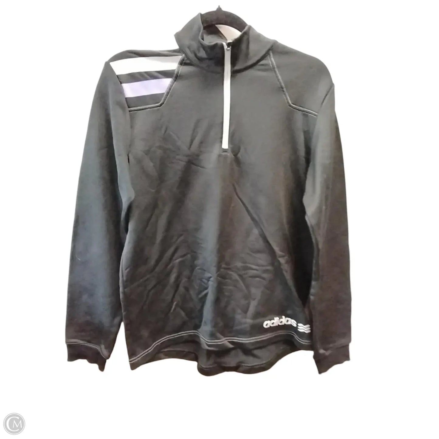 Athletic Jacket By Adidas In Black, Size: S