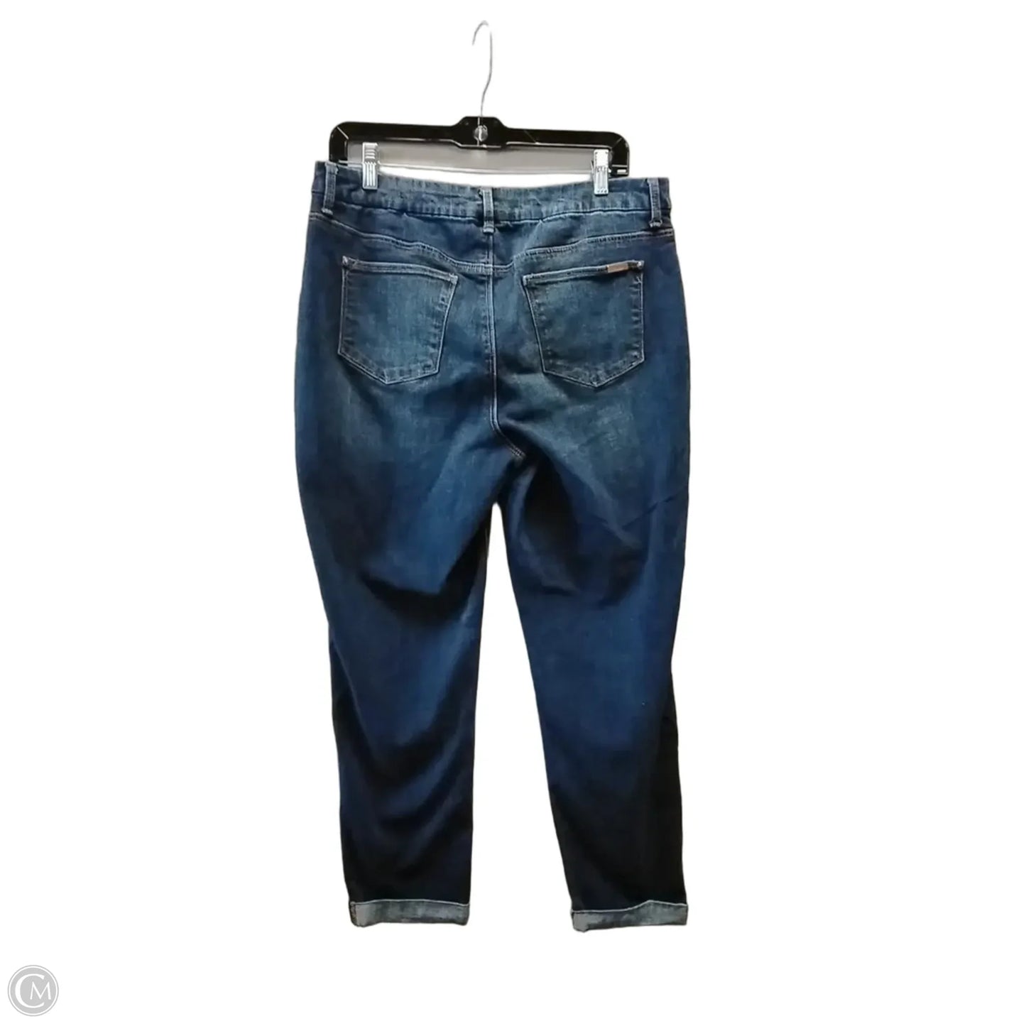 Jeans Straight By Chicos In Blue Denim, Size: 10