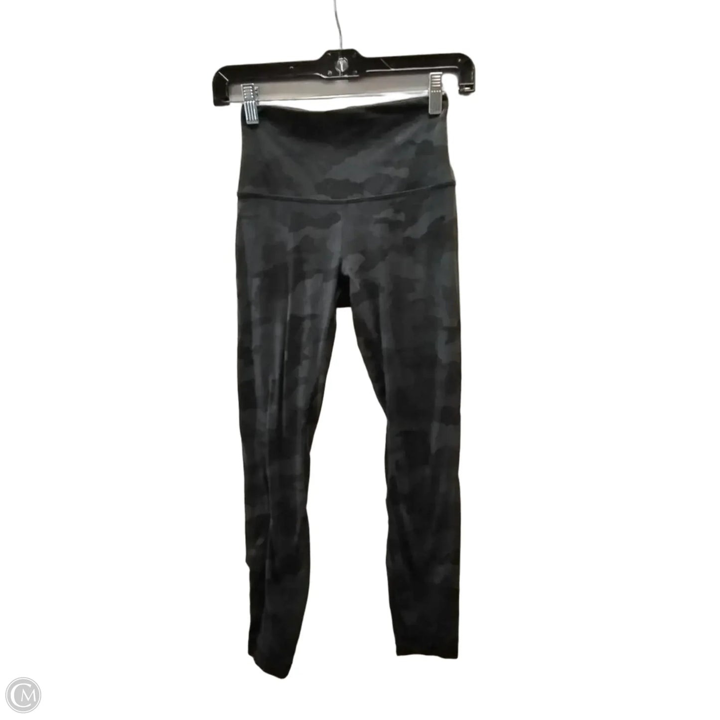 Athletic Leggings By Lululemon In Black & Grey, Size: 4
