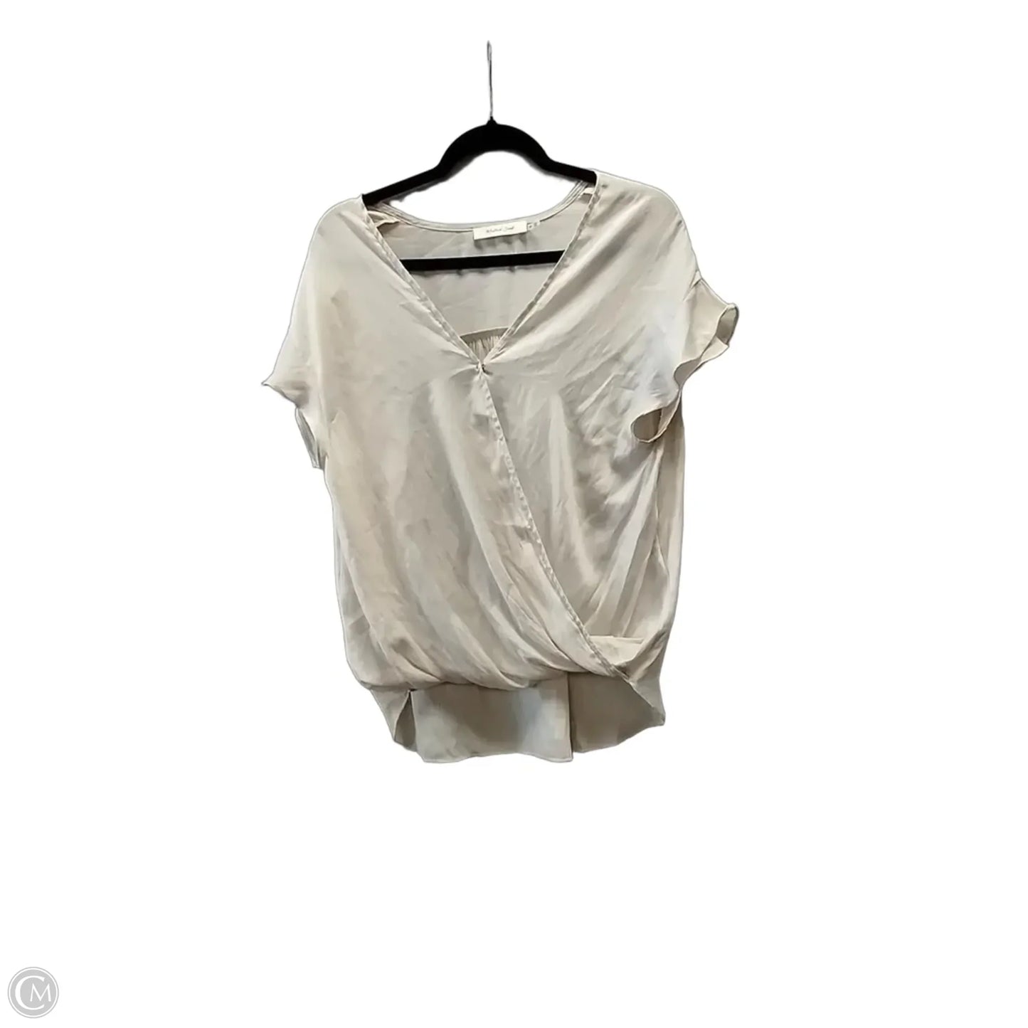 Top Short Sleeve By Mustard Seed In Cream, Size: M