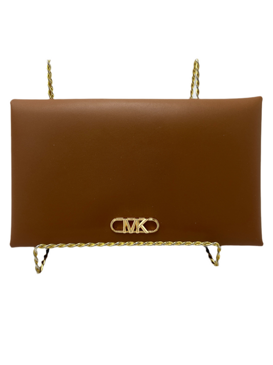 Clutch Leather Designer By Michael Kors