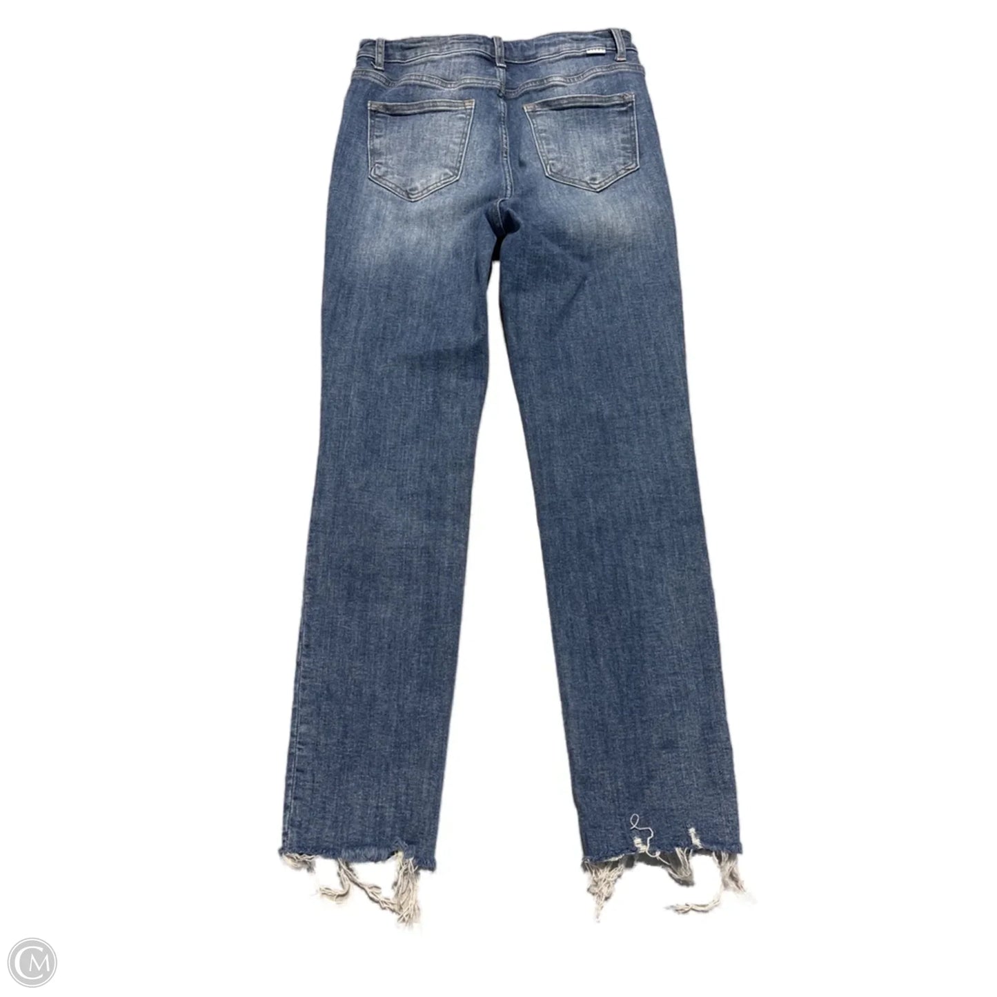 Jeans Straight By Risen In Blue Denim, Size: 8