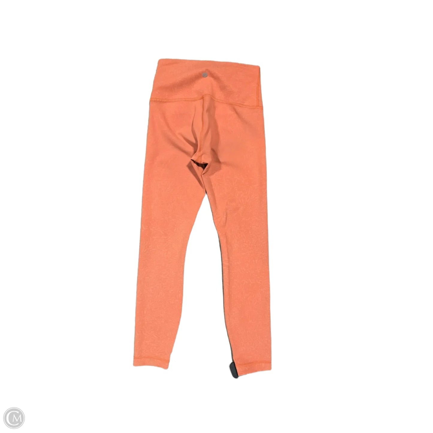 Athletic Leggings By Lululemon In Orange, Size: 4