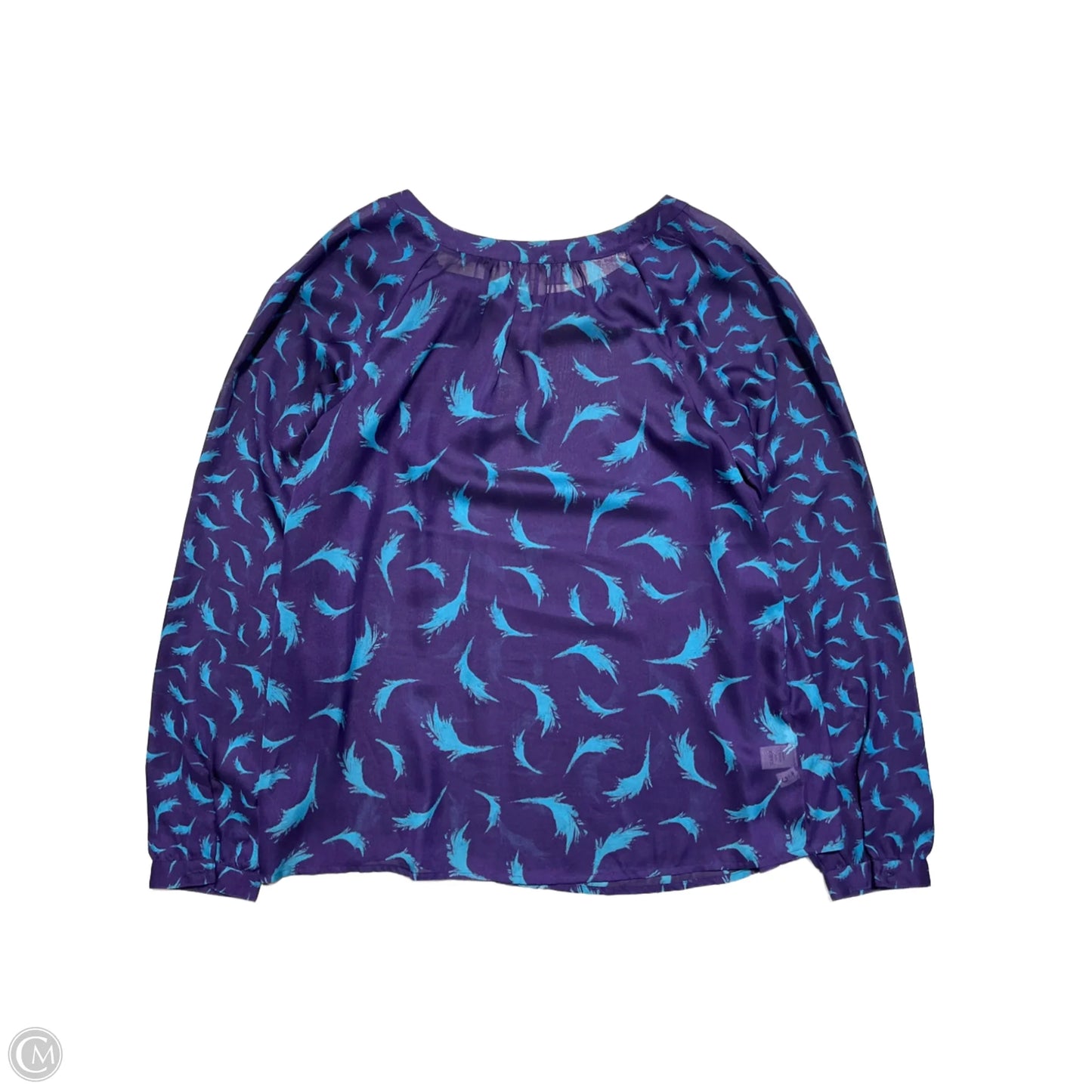 Top Long Sleeve By Loft In Purple, Size: S