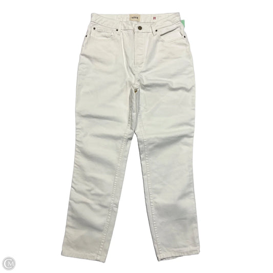 Jeans Straight By Cma In White Denim, Size: 12