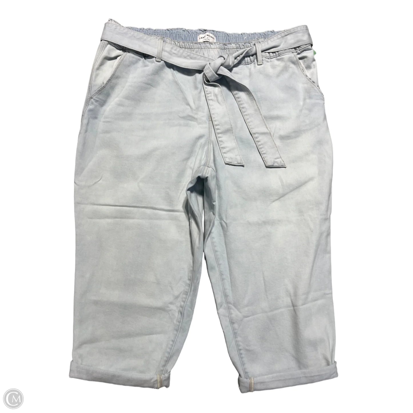 Capris By Lane Bryant In Blue Denim, Size: 22