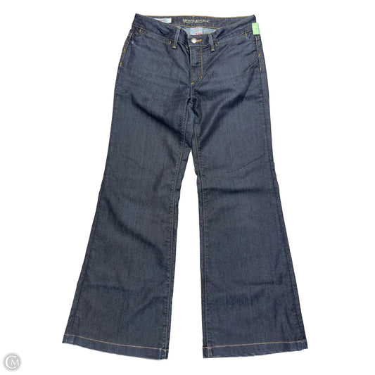 Jeans Wide Leg By Banana Republic In Blue Denim, Size: 6
