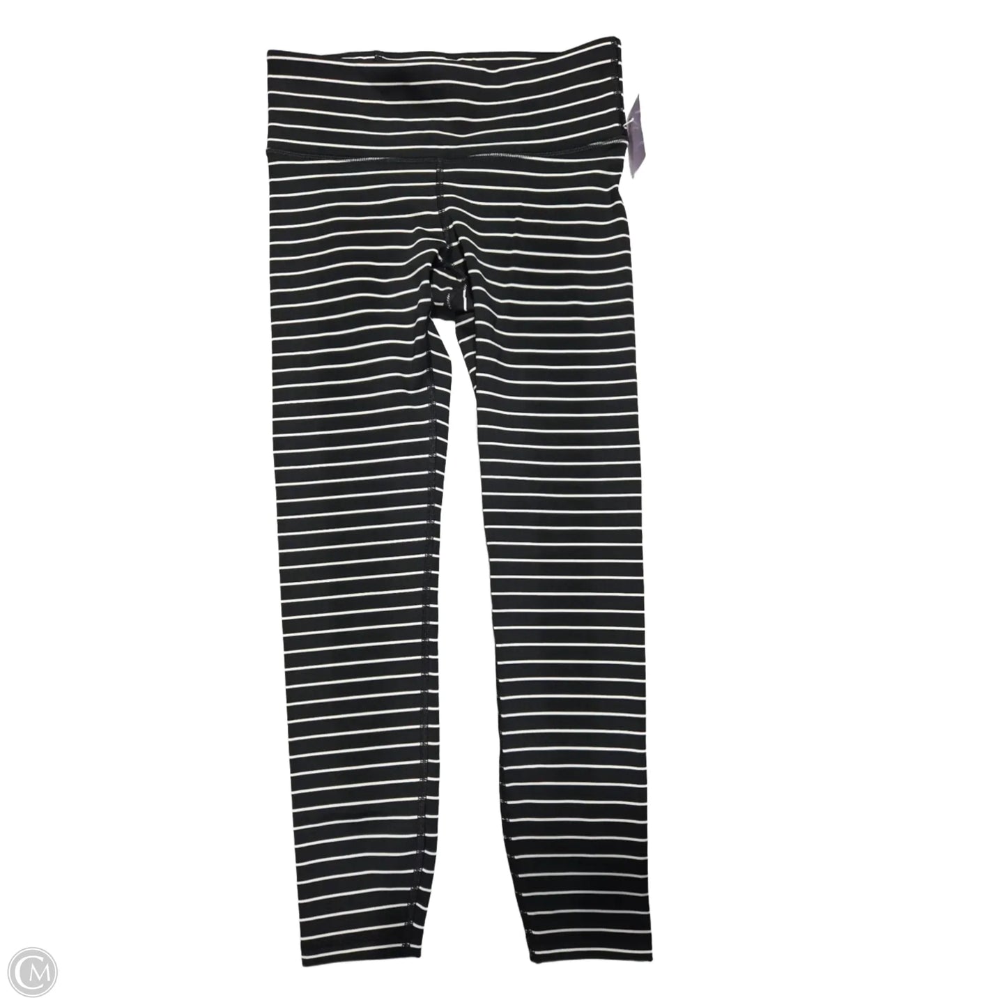 Athletic Leggings By Gap In Striped Pattern, Size: Xs