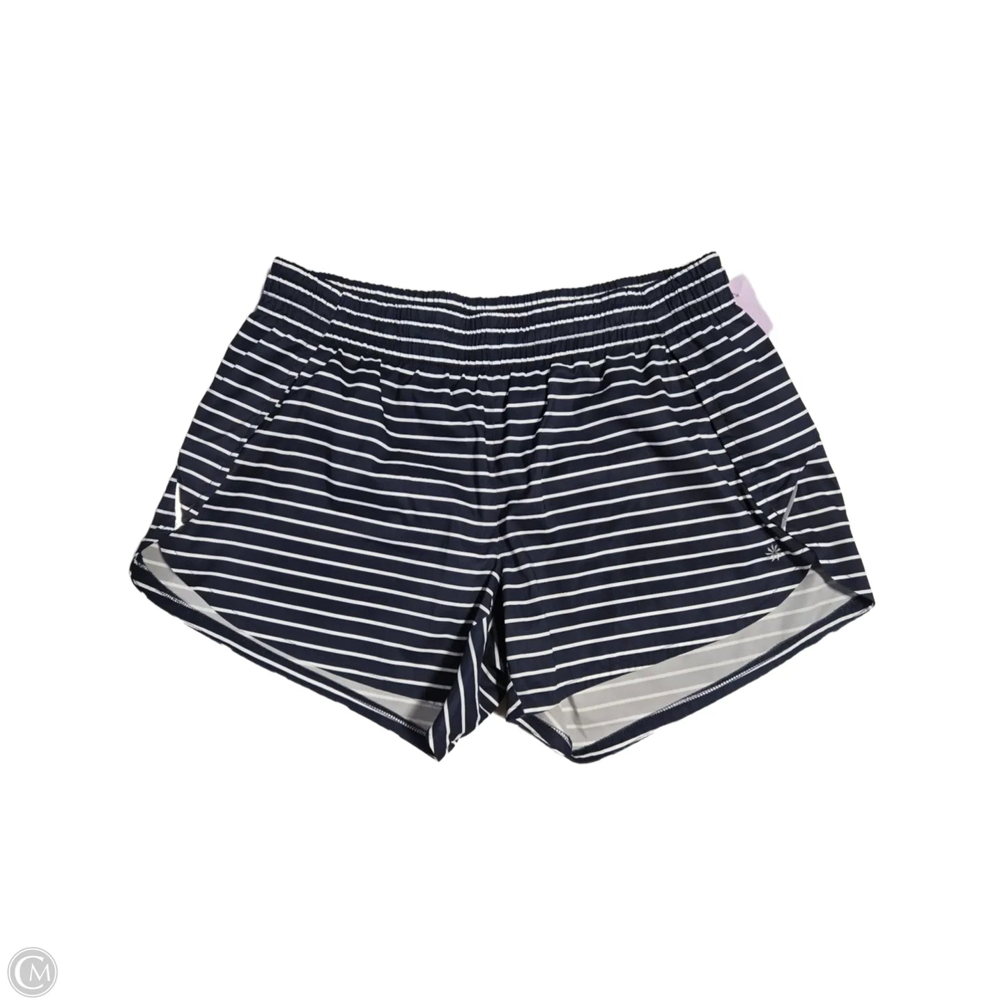 Athletic Shorts By Athleta In Blue & White, Size: L