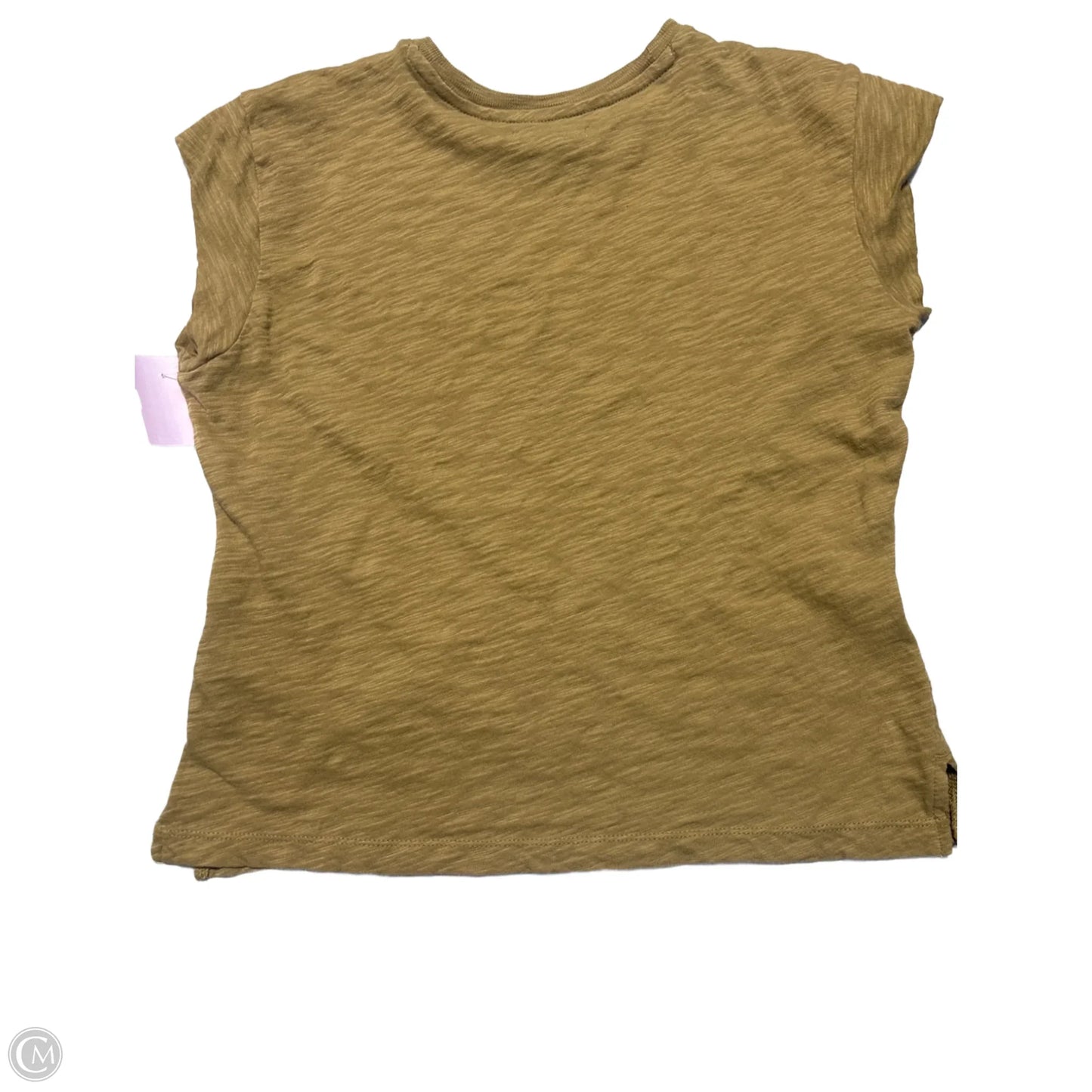 Top Short Sleeve Basic By Madewell In Brown, Size: Xs
