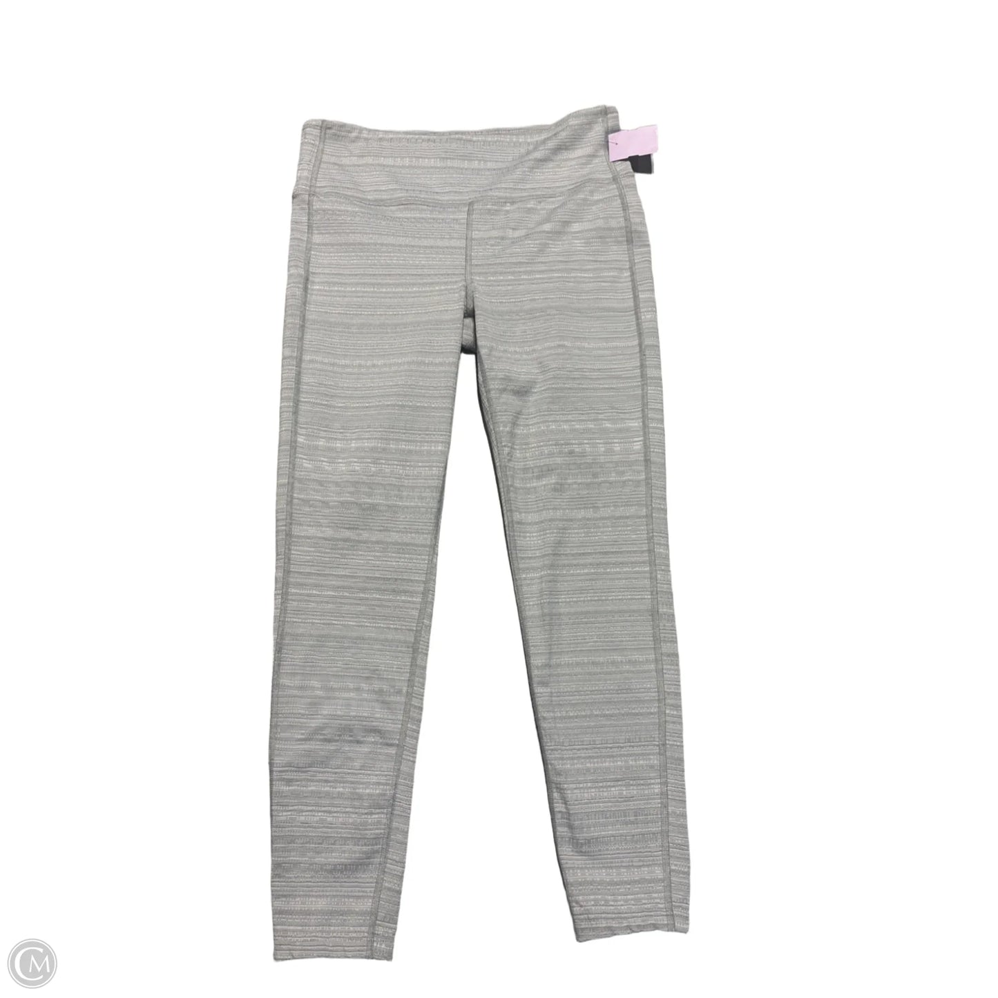 Athletic Leggings By Athleta In Grey, Size: L