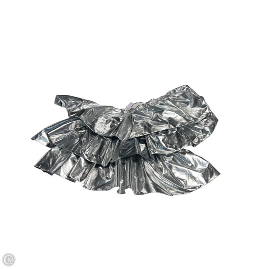 Top Short Sleeve By Endless Rose In Silver, Size: S