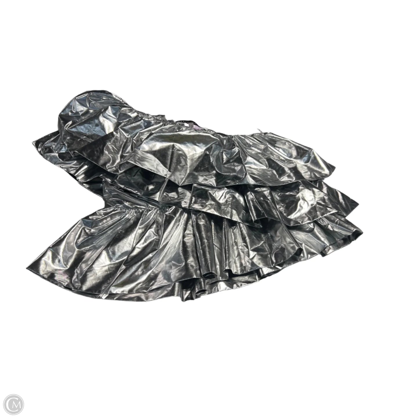 Top Short Sleeve By Endless Rose In Silver, Size: S