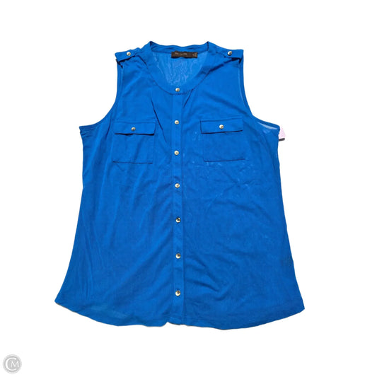 Tank Top By Limited In Blue, Size: Xl