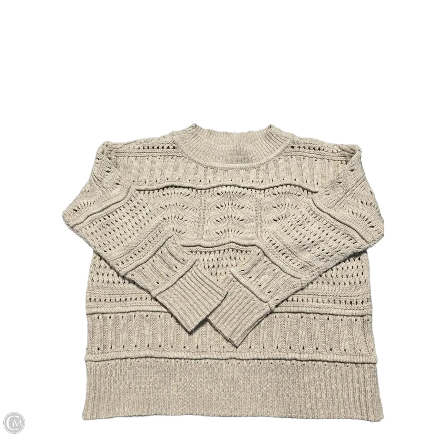 Sweater By Club Monaco In Cream, Size: L