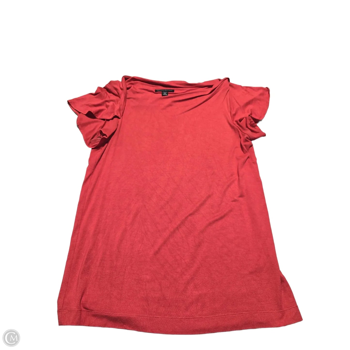 Top Short Sleeve Basic By Banana Republic In Pink, Size: S