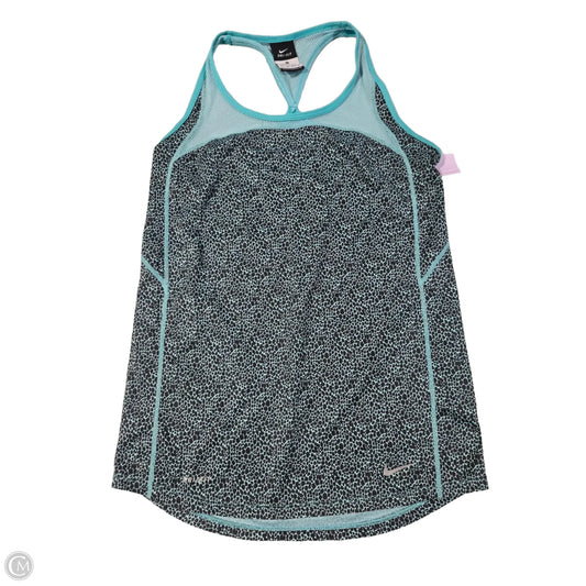 Athletic Tank Top By Nike In Teal, Size: Xs