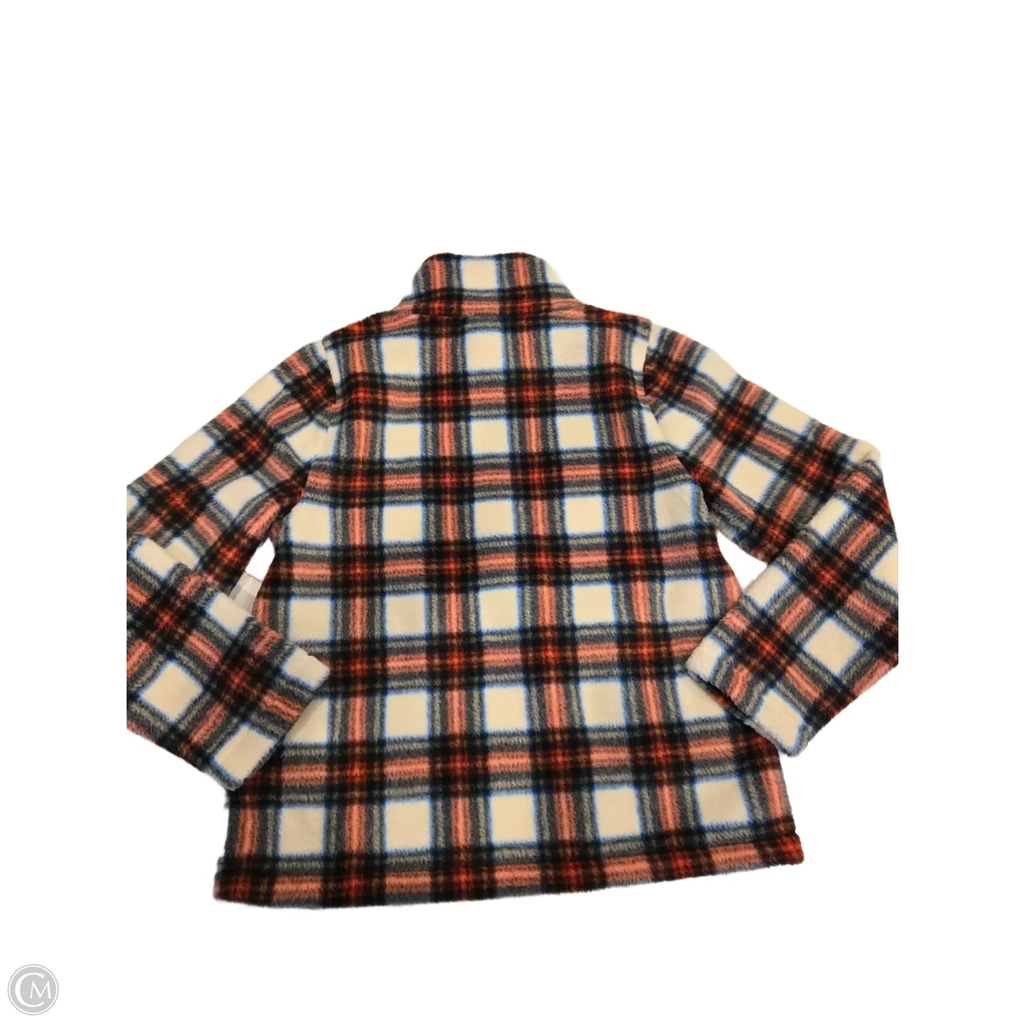Top Long Sleeve By J. Crew In Plaid Pattern, Size: M