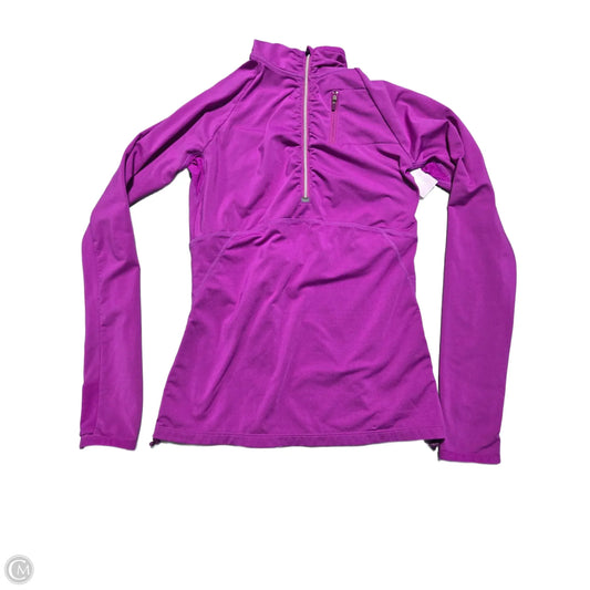 Athletic Top Long Sleeve Crewneck By Athleta In Purple, Size: S