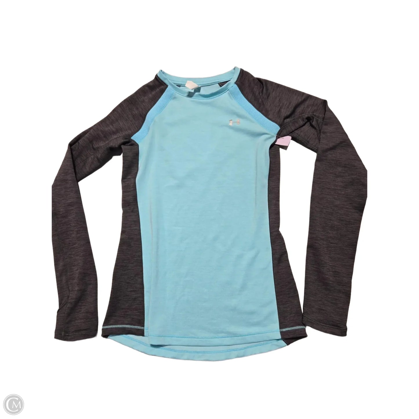 Athletic Top Long Sleeve Crewneck By Under Armour In Blue, Size: Xs