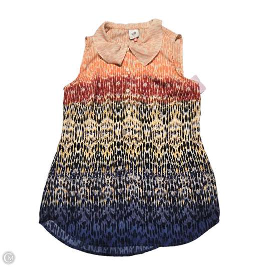 Tank Top By Cabi In Blue & Pink, Size: Xs