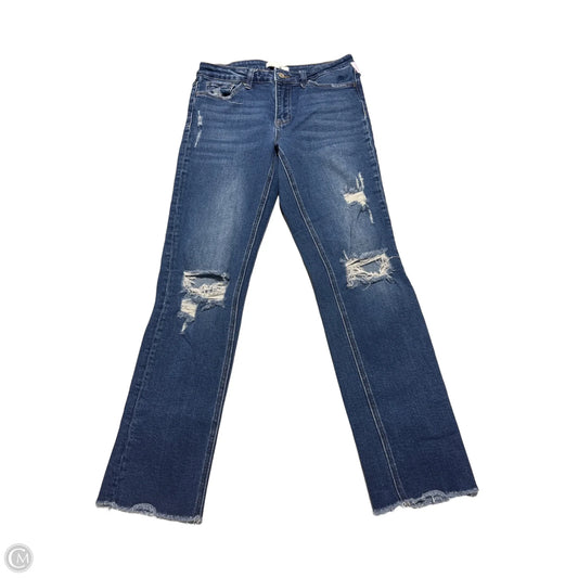 Jeans Straight By Vervet In Blue Denim, Size: 6